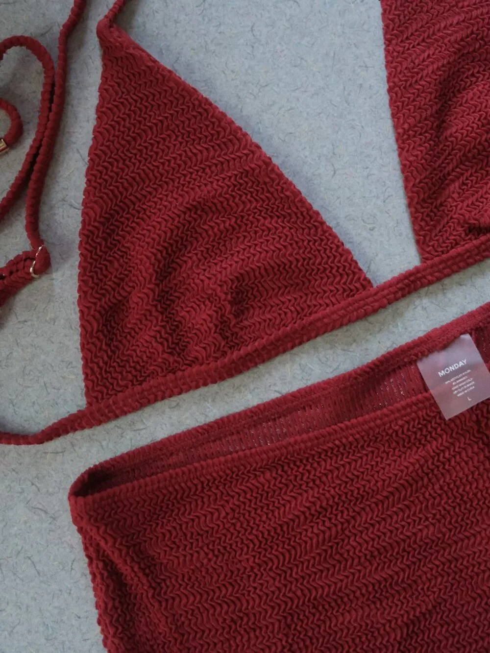 Monday Swimwear Crinkle Swimsuit